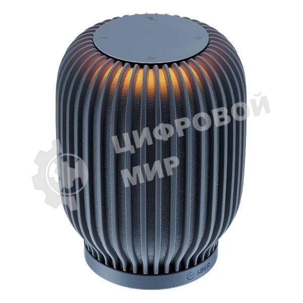 Умная колонка SBER Boom SBDV-00090, 40 Вт, с голосовым ассистентом Салют, темно-серый (SBDV-00090s)