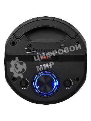 Минисистема Hyundai H-MC170 черный 80Вт/FM/USB/BT/SD/MMC