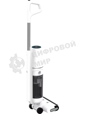 Пылесос моющий Candy CWND F1 белый/черный, питание от аккумулятора, 200 Вт, уборка влажная/сухая, пылесборник 0.52 л