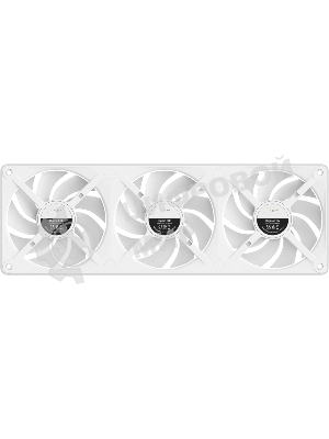 Вентилятор для корпуса Ocypus Sigma F36 WH ARGB, 3x120x120x25mm, 4-PIN PWM, 500-2200 RPM, 36 DBA MAX, FLUID DYNAMIC BEARING
