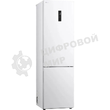 Холодильник LG GC-B509FQQW белый двухкамерный 277/110л морозилка снизу, No Frost