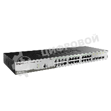 Коммутатор D-Link DGS-1210-28/ME/B2A, 24×1 Гбит/с + 4×1 Гбит/с SFP, управляемый