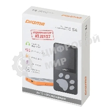 Плеер Hi-Fi Flash Digma S4 8Gb белый/оранжевый/1.8