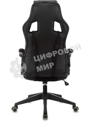 Кресло Zombie Arena черный, экокожа, 120 кг, механизм качания