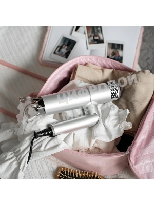 Фен Aresa AR-3230 серебристый, 1250 Вт, компактный