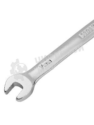Ключ комбинированный трещоточный Denzel 7 мм, CrV, матовый хром