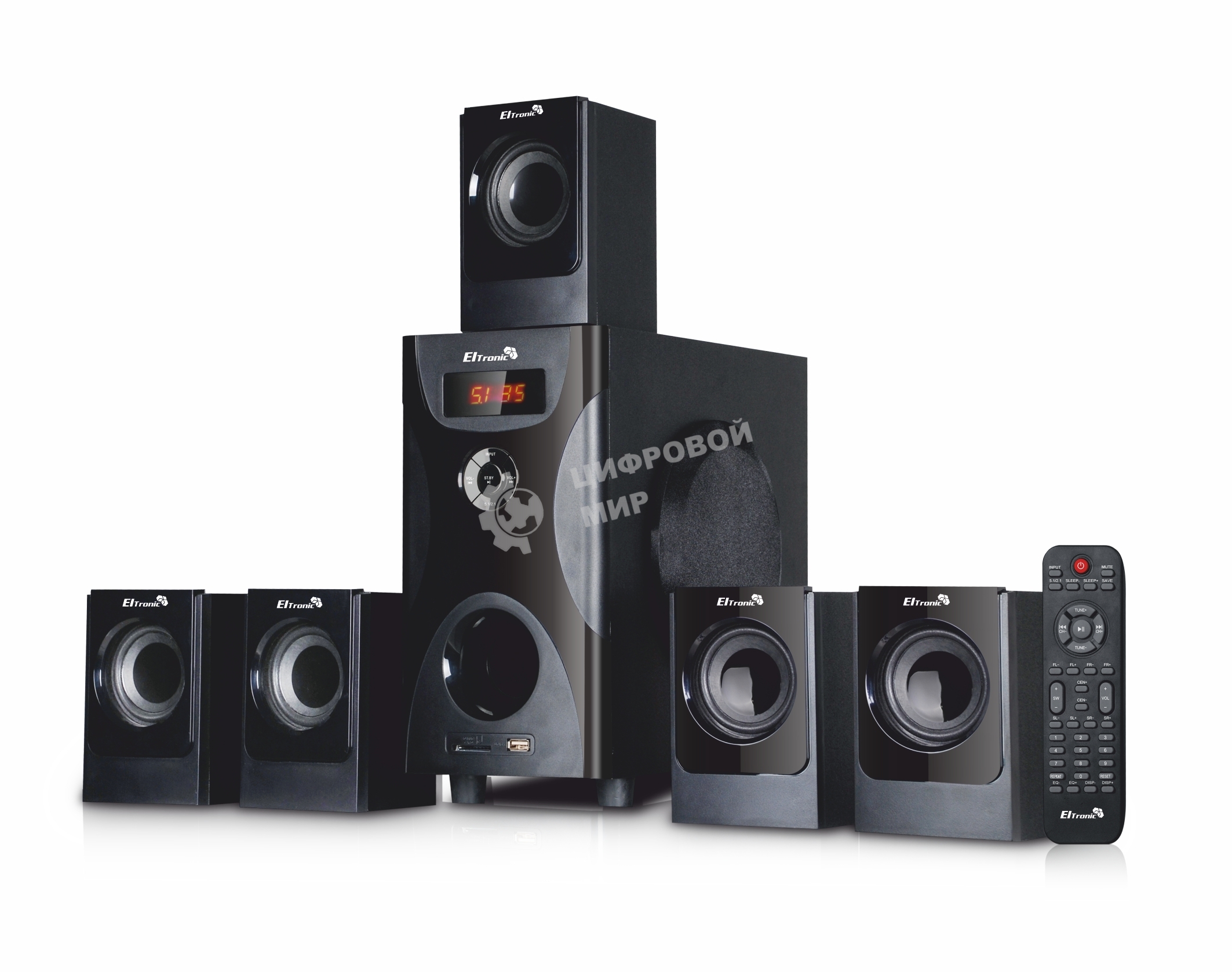 Акустическая система ELTRONIC (20-84) HOME SOUND черный