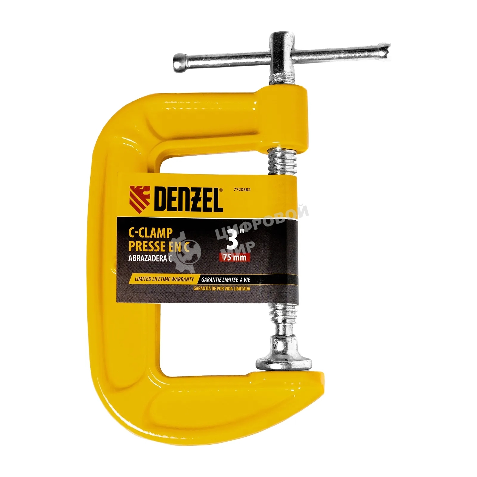 Струбцина Denzel G-образная, 3