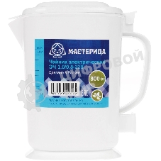 Чайник электрический Мастерица ЭЧ-1,0/0,8-220 1л, пластик, сиреневый прозрачный