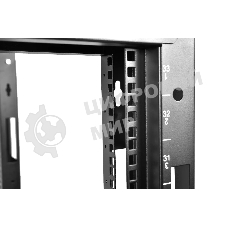 Стойка телекоммуникационная универсальная 42U двухрамная, черный