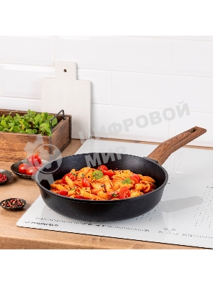 Сковорода Maunfeld ALVA MF28LV01FP из литого алюминия, 28 см