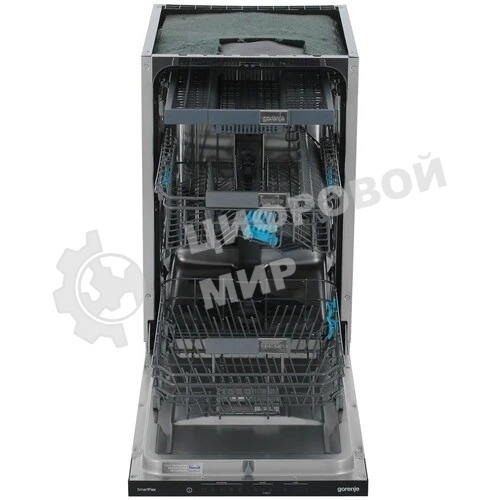 Встраиваемая посудомоечная машина Gorenje GV572D10, черный, 44.8 см, 11 компл., 44 дБ, класс A+++