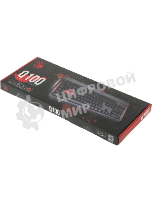 Клавиатура проводная A4Tech Bloody Q100 USB черный