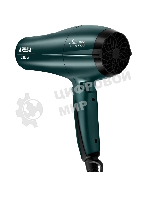 Фен ARESA AR-3218 зеленый, 2200 Вт, ионизация
