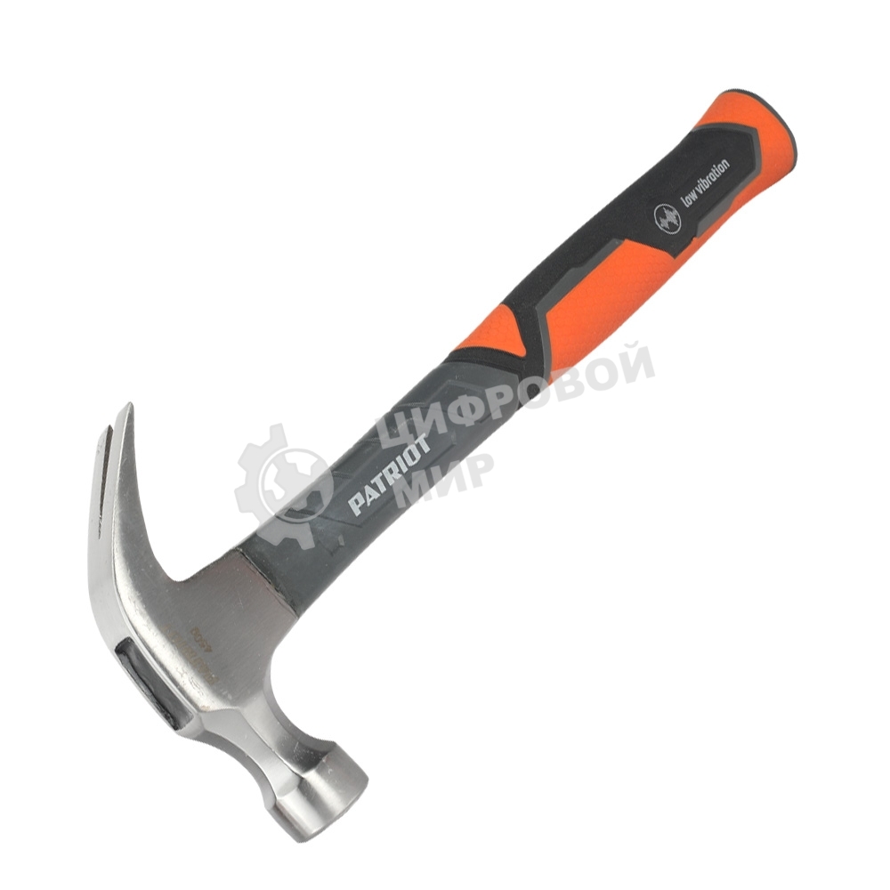 Молоток столярный Patriot СHF-450 с фиберглассовой рукояткой, 450г