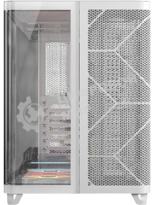 Корпус Corsair Air 5400 RS-R ARGB White, Midi-Tower, белый, 3 x 120 мм