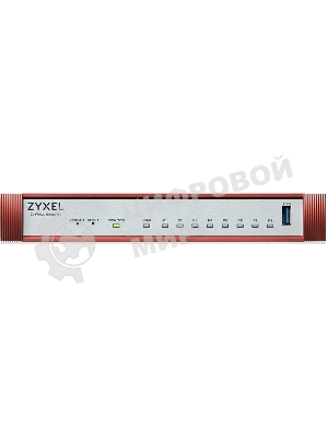Межсетевой экран Zyxel USG FLEX 100H с подпиской Gold на 1 год (AS, AV, CF, IDP/DPI, Sandboxing, SecuReporter), 8xRJ-45: 1G (LAN/WAN), 1xUSB3.0 **