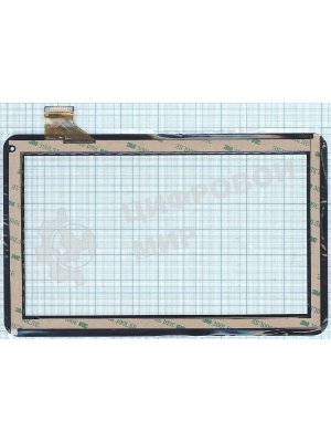 Сенсорное стекло (тачскрин) WJ608-V1.0 (V2.0), черное