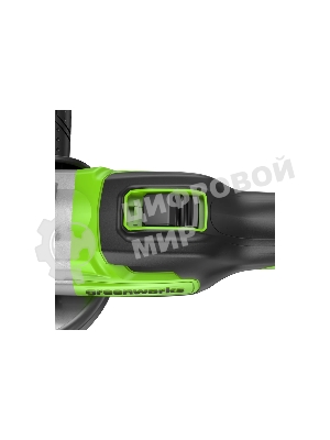 Угловая шлифовальная машина аккумуляторная GreenWorks GD24AGk4, 24V, бесщеточная, c 1хАКБ 4 А·ч и ЗУ в сумке (3200207UB)