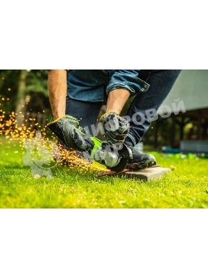 Угловая шлифовальная машина Greenworks 24В, аккумуляторная Greenworks (В комплекте с АКБ 2А·ч. и ЗУ) 3200207UA