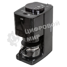Кофеварка капельная JVC JK-CF37 черный, зерновой/молотый, 0.6 л, 730 Вт