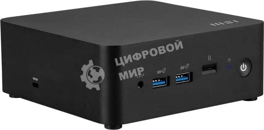 Мини ПК MSI Cubi NUC 1M-053BRU Core 3 100U (1.2) Graphics CR noOS GbitEth WiFi BT 120W черный (936-B0B111-081)