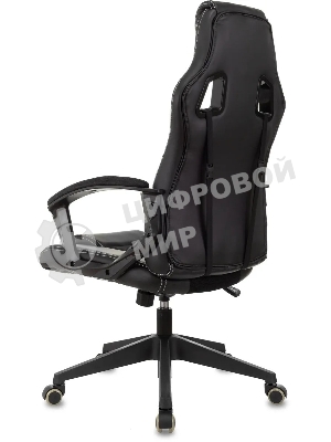 Кресло Zombie Arena черный, экокожа, 120 кг, механизм качания