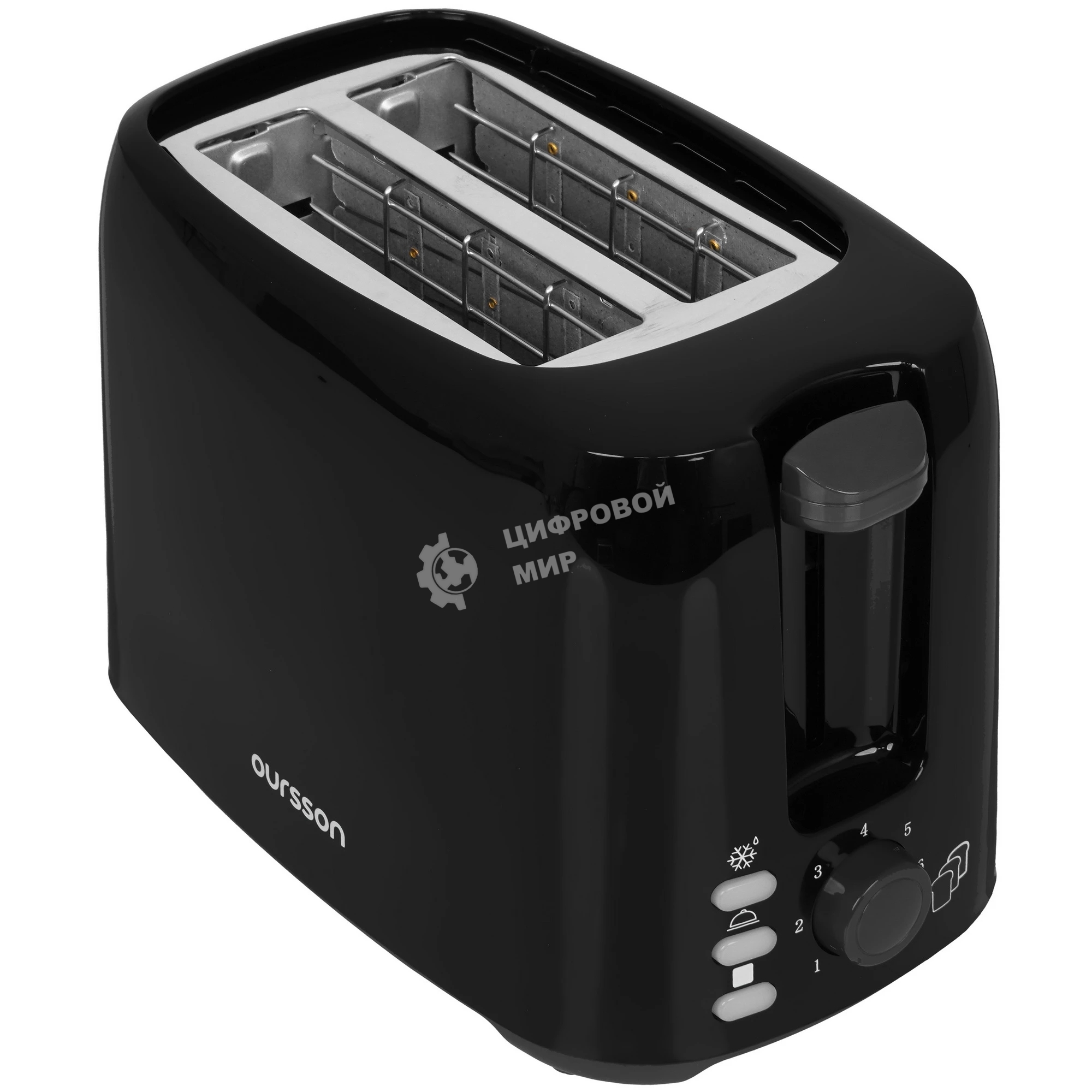 Тостер OURSSON TS2114/BL черный