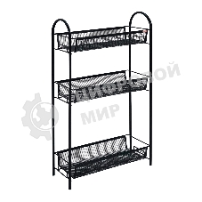 Этажерка ЗМИ Ладья 13 черный Э 399 Ч