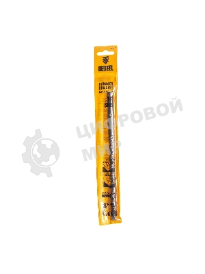 Бур по бетону Denzel двойная спираль, Cobalt W-tip, 10x210 мм, SDS PLUS