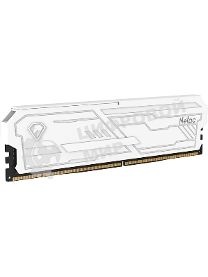 Оперативная память Netac Shadow III, DDR4, 16GB (1x16GB), 3200 MHz, CL16, с радиатором, белый