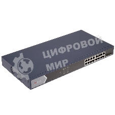 Коммутатор Hikvision DS-3E0518P-E/M, 16×1 Гбит/с PoE + 1×1 Гбит/с RJ45 + 1×1 Гбит/с SFP, неуправляемый