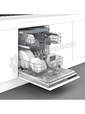 Встраиваемая посудомоечная машина Indesit DI 5C65 AED, нержавеющая сталь, 59.8 см, 15 компл., 45 дБ, класс A