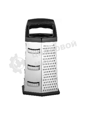 Терка LARA LR07-53 6 поверхностей, высота 23 см, нерж. сталь, нескользящее основание, ручка