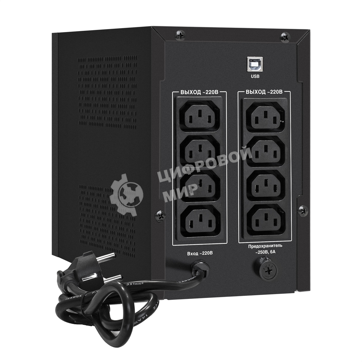 Источник бесперебойного питания ExeGate EP285500RUS SpecialPro Smart LLB-1500.LCD.AVR.C13.RJ.USB 1500VA/950W, LCD, AVR, 6*IEC-C13, RJ45/11, USB, черный