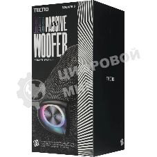 Колонка портативная Tecno S5 Square черный 30W 1.1 BT 4000mAh (S5)