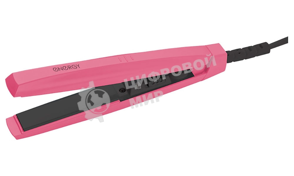 Выпрямитель для волос Energy EN-844M розовый, 25 мм, 170 °C, 1 режим
