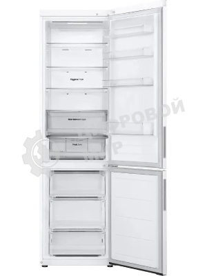 Холодильник LG GC-B509FQQW белый двухкамерный 277/110л морозилка снизу, No Frost