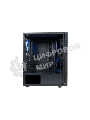 Компьютерный корпус ATX Eurocase A85 4ARGB черный без БП закаленное стекло USB 3.0