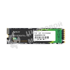 Накопитель SSD Apacer AS2280P4X, 256Gb, M.2 2280, PCIe 3.0 x4, NVMe, R/W 2100/1300