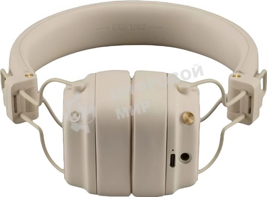 Гарнитура накладные Marshall Major V бежевый беспроводные bluetooth оголовье (MAJOR V CREAM)