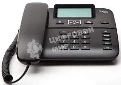 Телефон проводной Gigaset DA260 черный