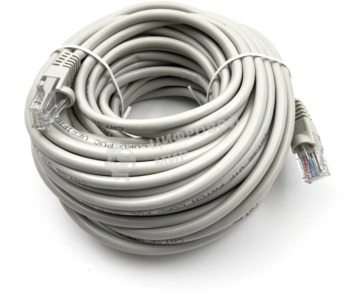 Патч-корд Buro UTP-5E-15M-G-LSZH UTP серый cat.5e RJ-45 (m)-RJ-45 (m) 15м