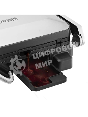 Электрогриль Kitfort КТ-3675 2000Вт серебристый/черный