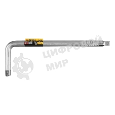 Вороток Г-образный Denzel 450x150 мм, квадрат 3/4