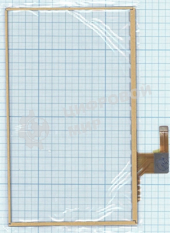 Сенсорное стекло (тачскрин) CTP070032-FPC_1.0, черное