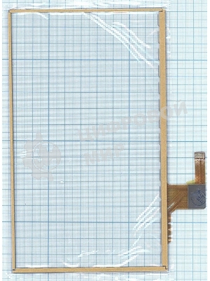 Сенсорное стекло (тачскрин) CTP070032-FPC_1.0, черное