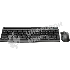 Комплект клавиатура+мышь Oklick S275W беспроводной, USB, 1600 DPI, чёрный