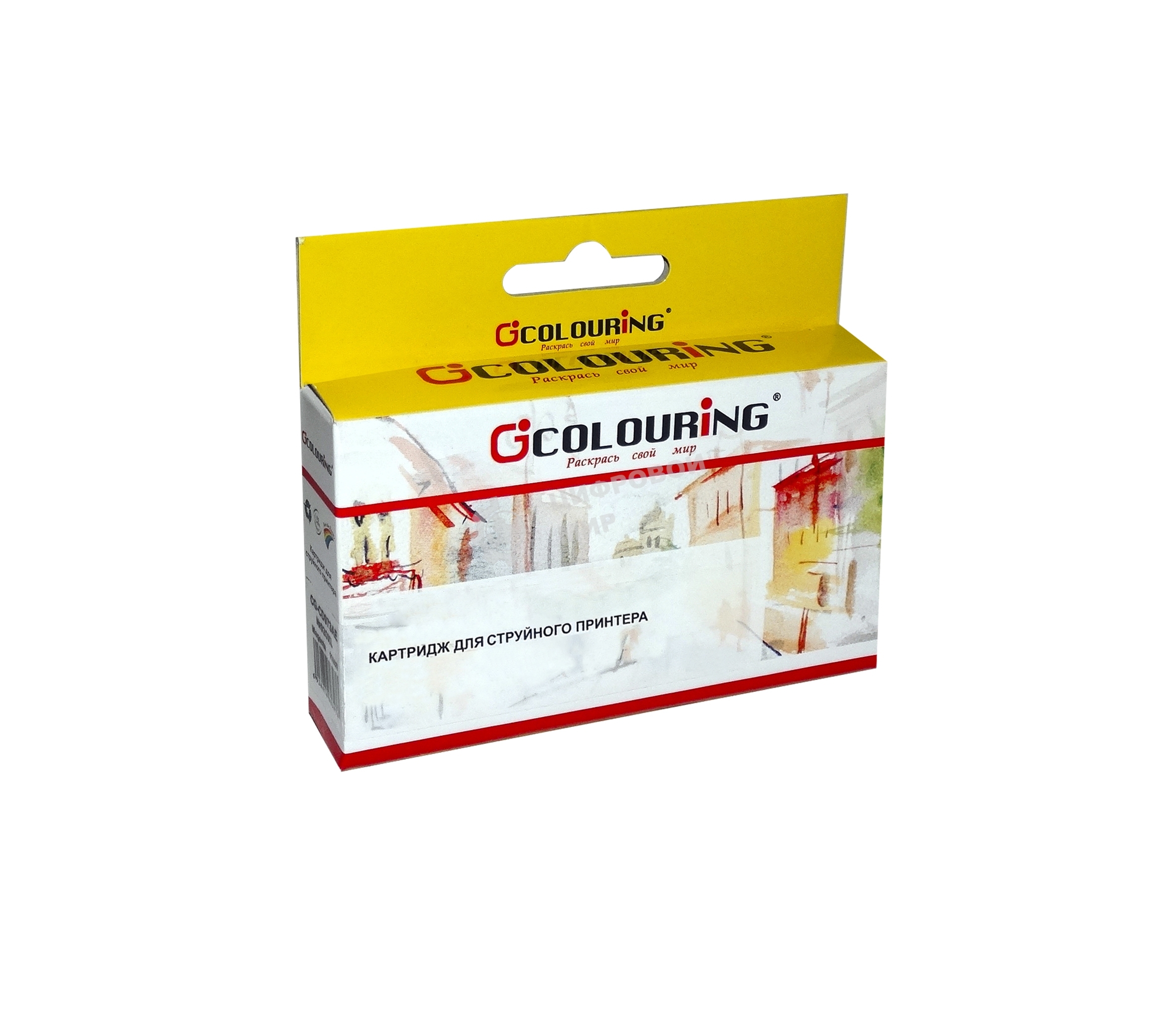 Картридж струйный Colouring CG-48440 Yellow водный для принтеров Epson Stylus Photo R200/R300/RX500