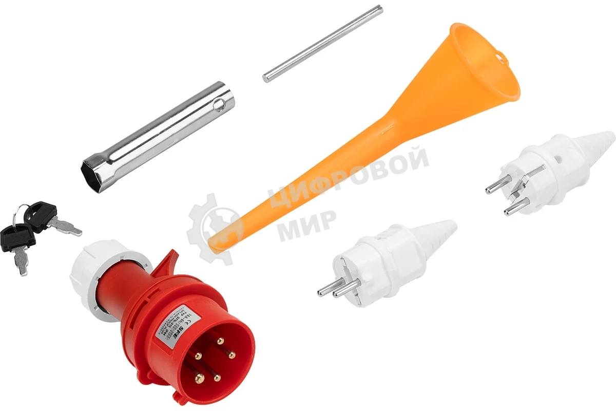 Электрогенератор бензиновый Denzel PS 80 E-3, 6.5 кВт, 85 дБ, 87 кг